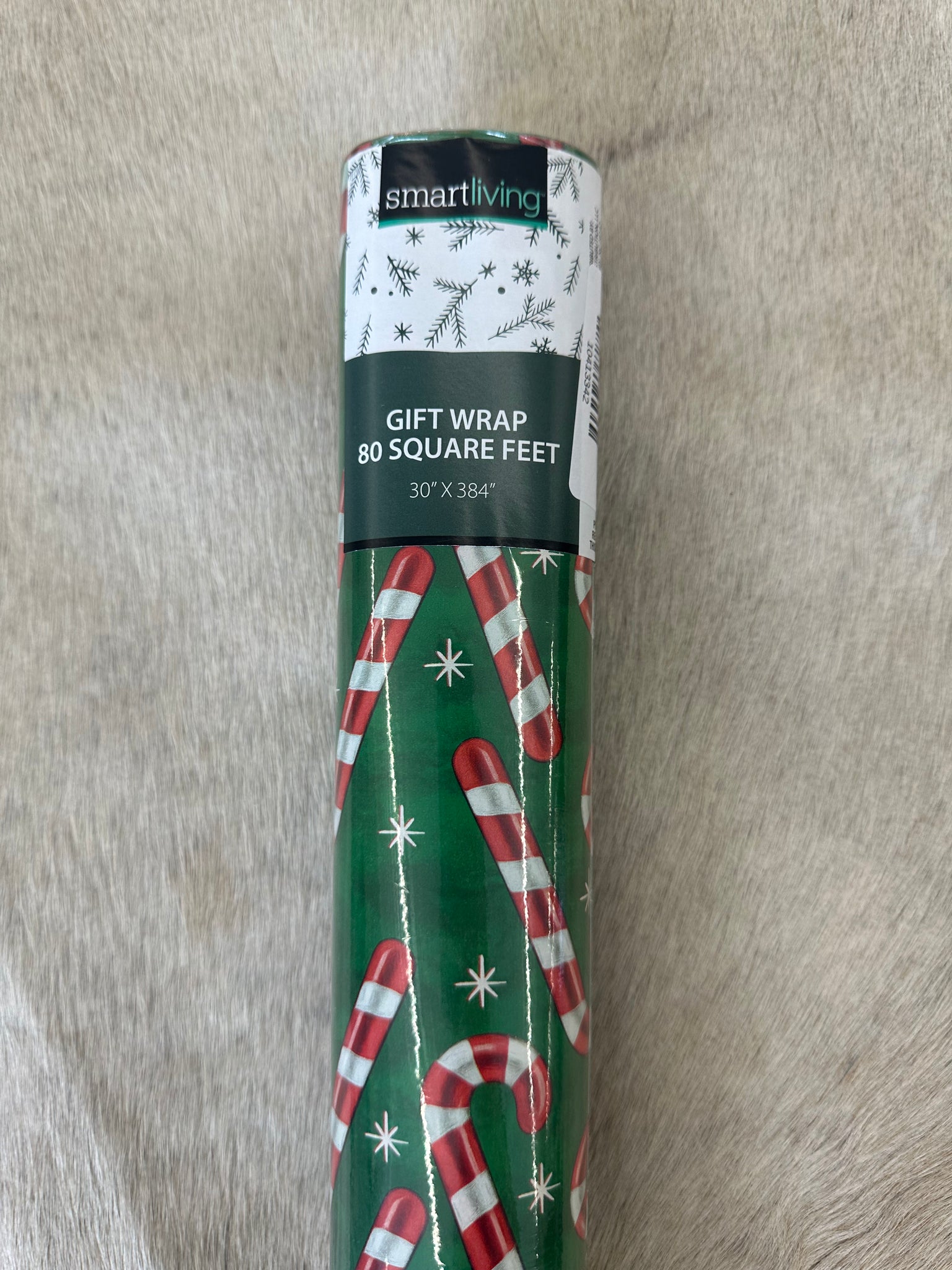 Gift Wrap 80 Sq Ft. Candy Cane