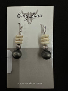 Howlite Kenna Concho Earrings