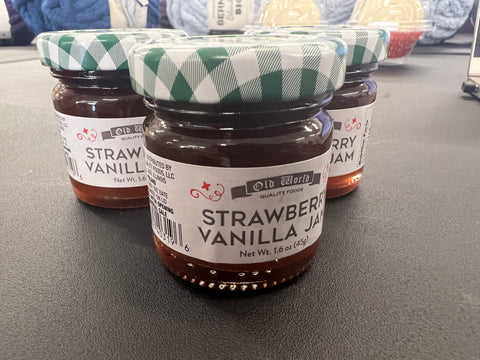 Mini Strawberry Vanilla Jam 1.6 oz.