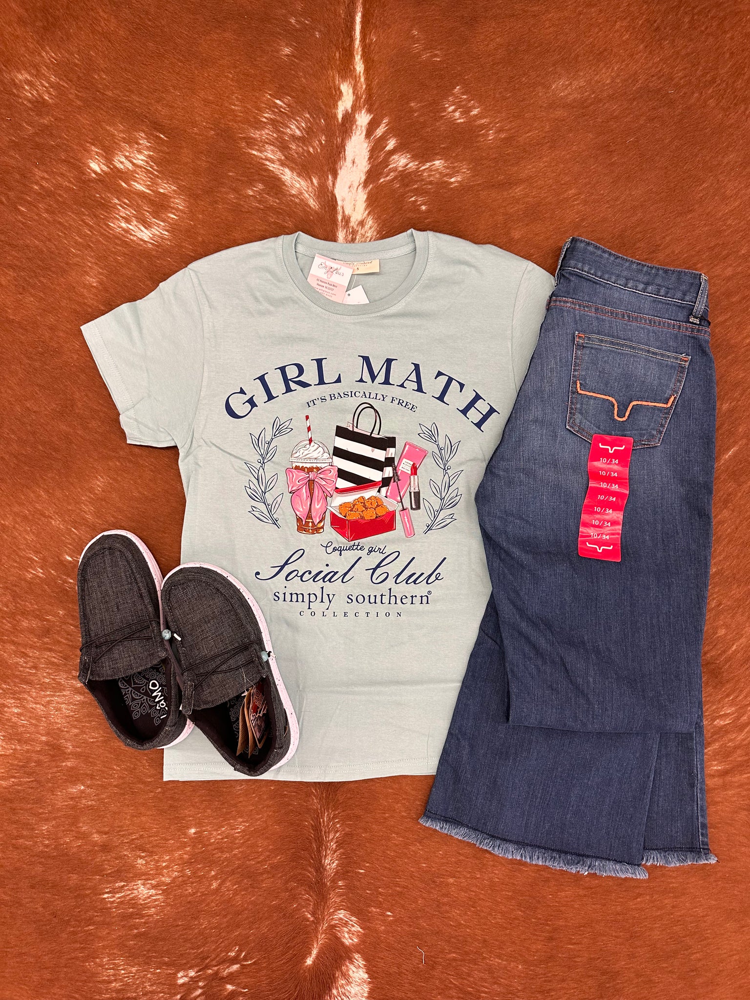 Simply Southern Girl Math Tee