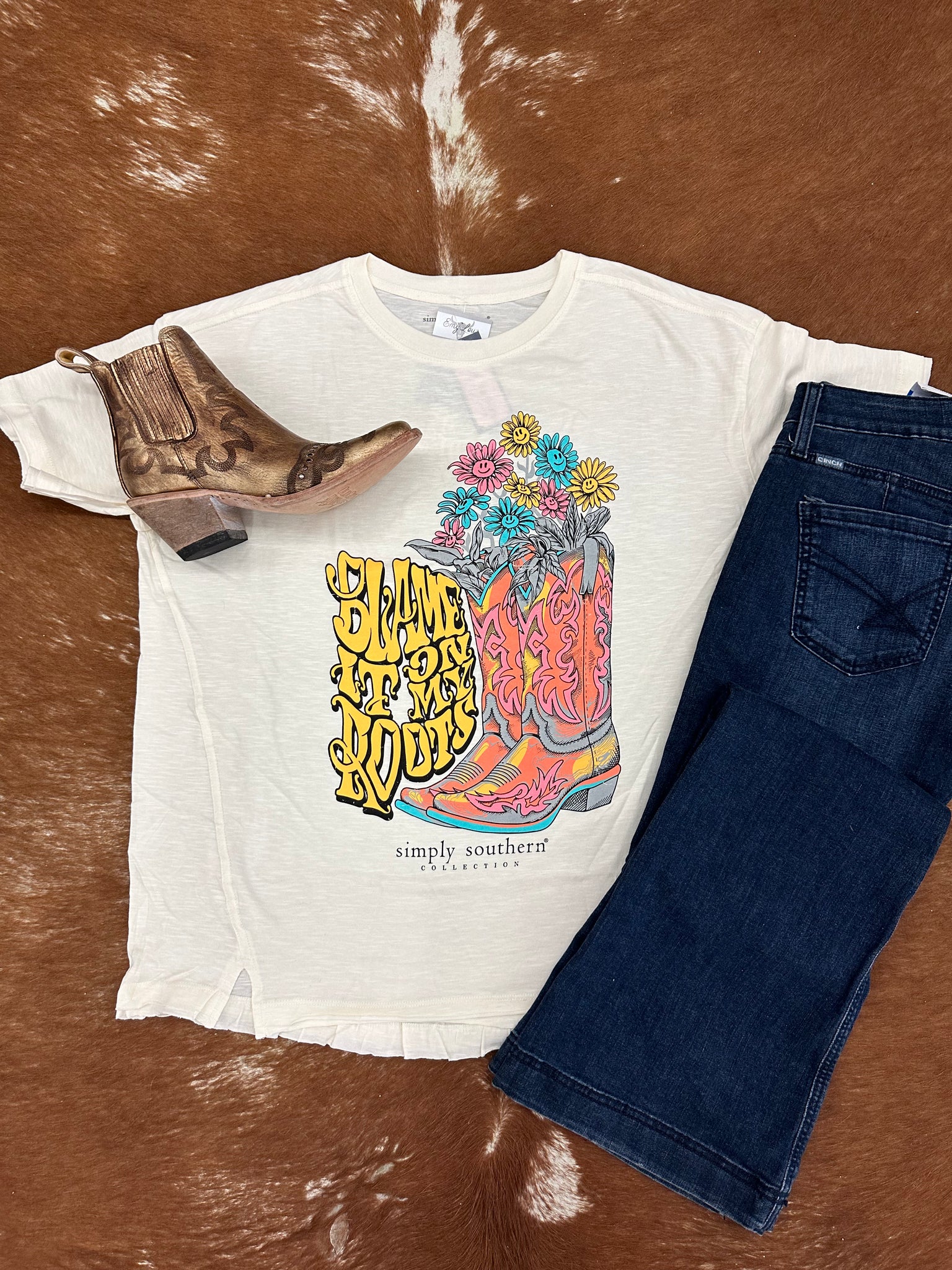 Simply Southern Roots Boxy Tee