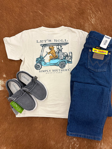 Youth Simply Southern Roll Tee