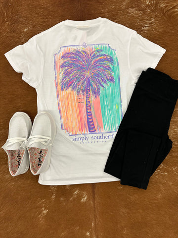 Simply Southern Palm Tee