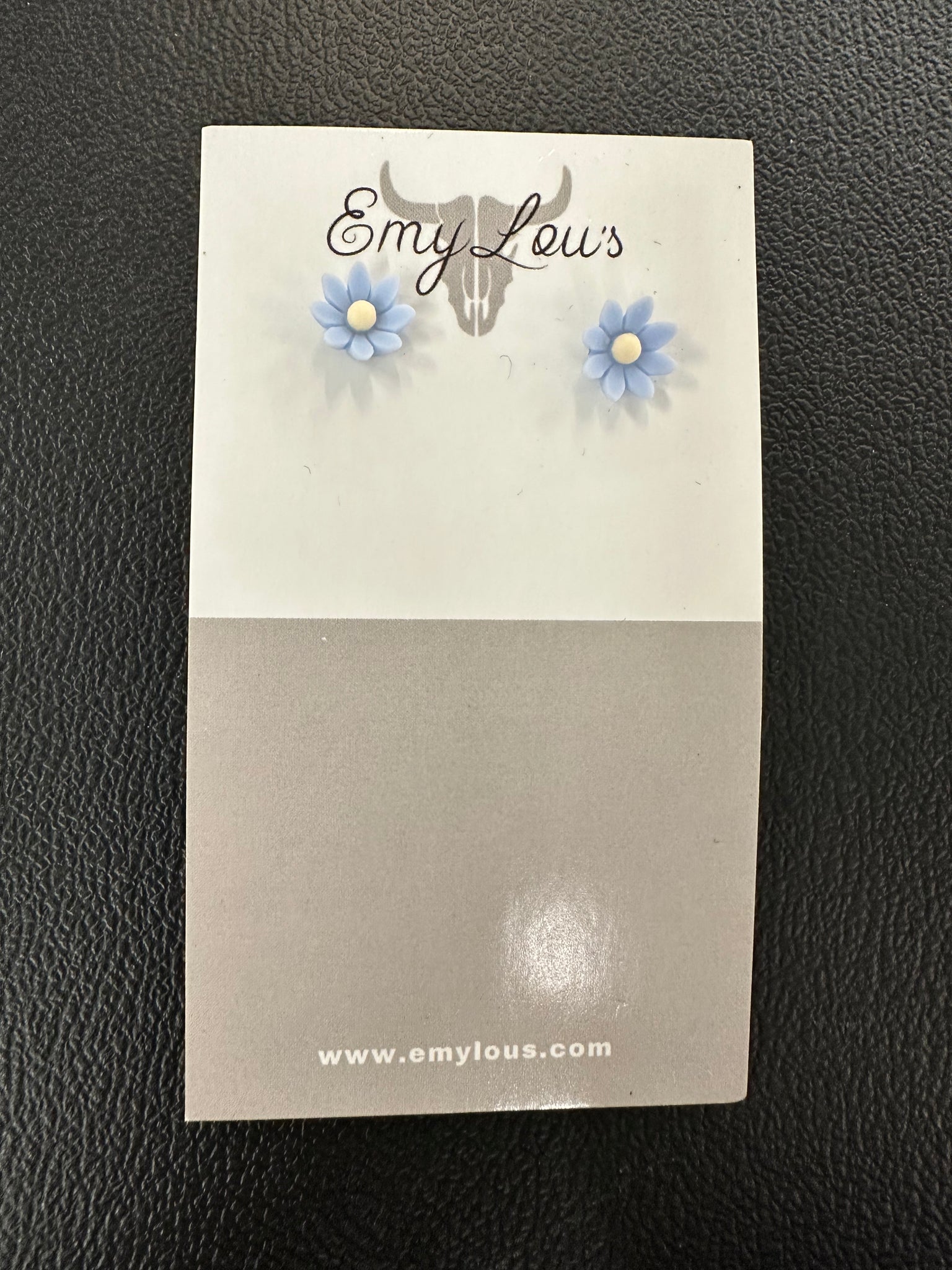 Simply Southern Pale Blue Flower Stud