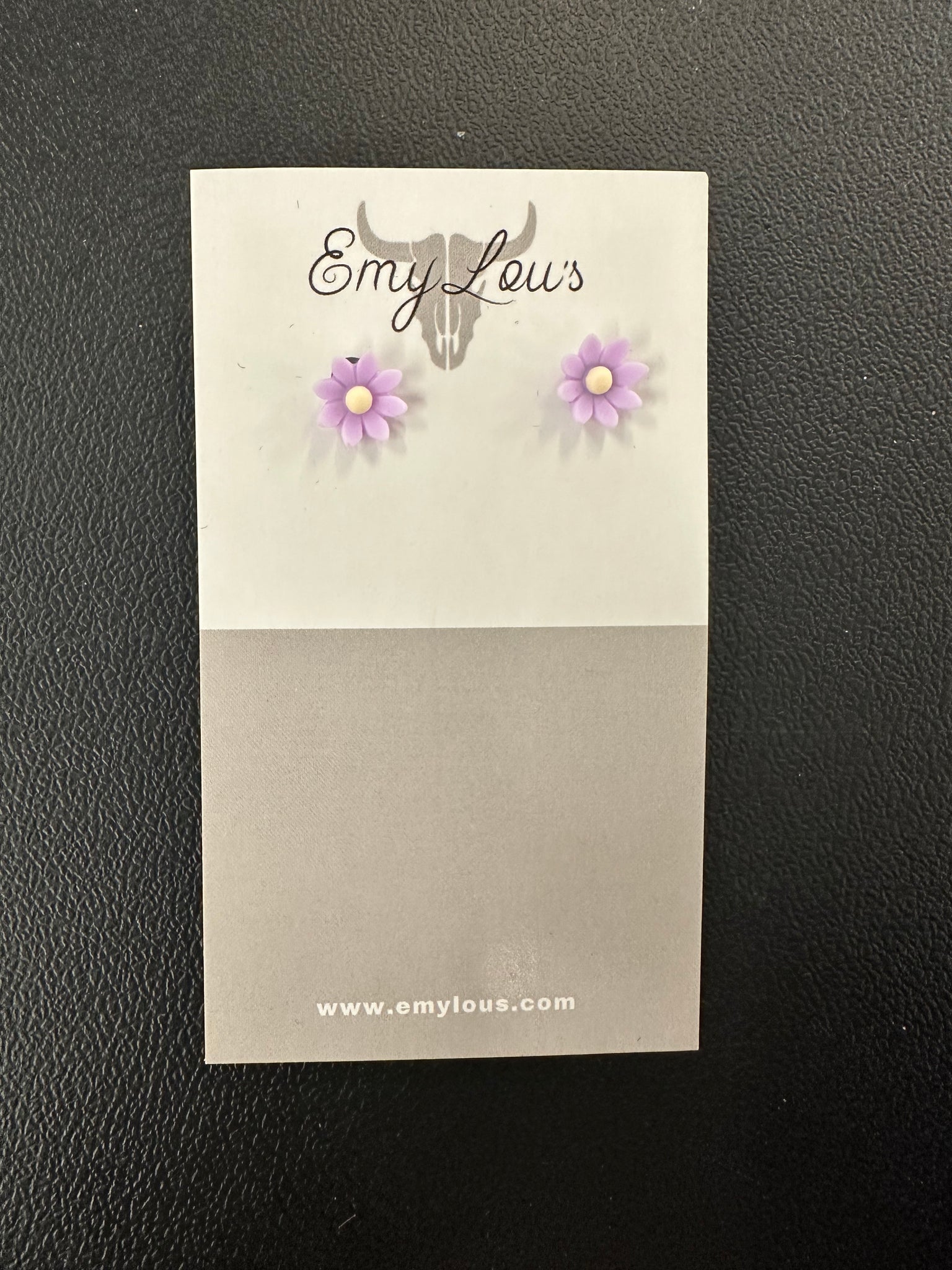 Simply Southern Pale Purple Flower Stud