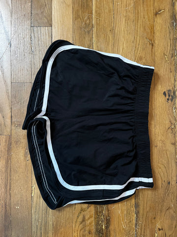 Black Shorts W/ White Stripe