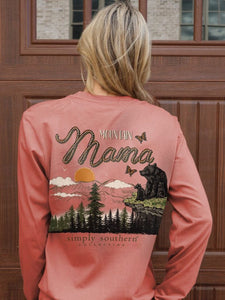 Simply Southern LS Mountain Mama Tee