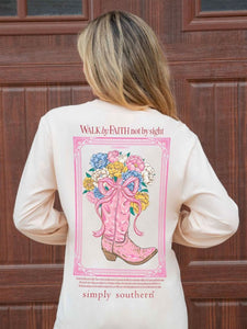 Simply Southern LS Walk-Whisper Tee