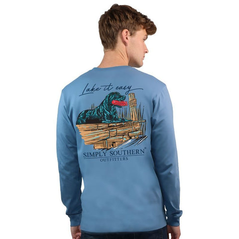 Unisex Simply Southern LS Lake Tee