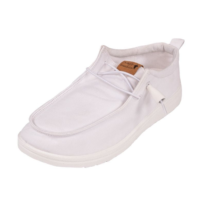 Simply Southern Slip On White