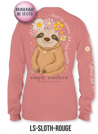 Simply Southern LS Sloth Tee