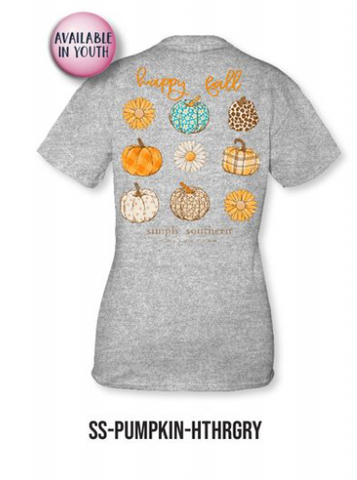Youth Simply Southern  Pumpkin Tee