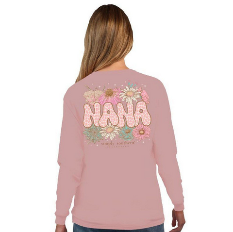 Simply Southern LS Leopard Nana Tee