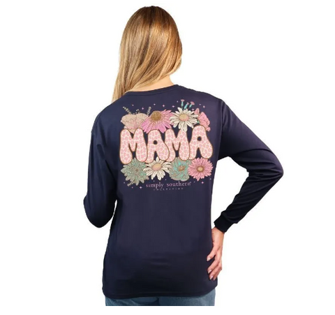 Simply Southern LS Leopard Mama Tee