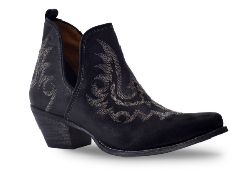 Myra Lasso Lace Stitched Leather Boots