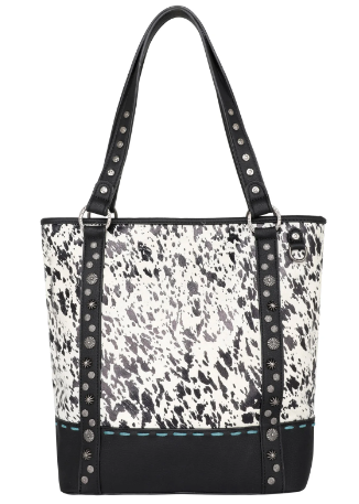 Trinity Ranch Hair-On Cowhide Collection Concealed Carry Tote