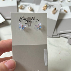 Simply Southern Purple Butterfly Studs