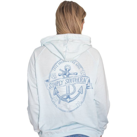 Simply Southern Vintage Hoodie Anchor