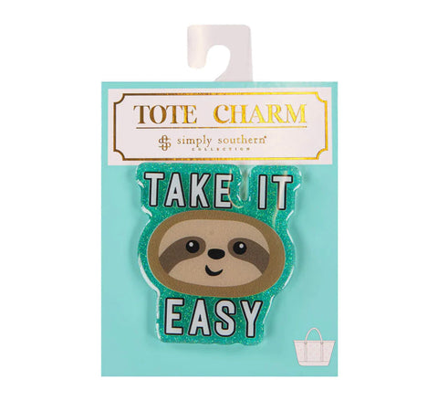 Simply Southern Tote Charm - Sloth