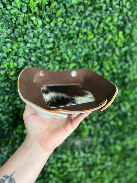 Cowhide Jewelry Tray
