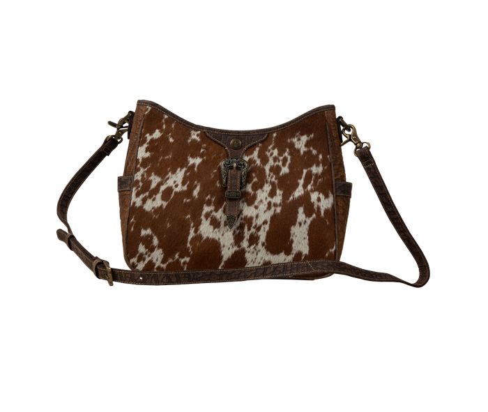 Myra Heartwood Leather Hairon Bag