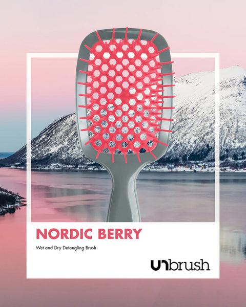 UNBRUSH DETANGLING HAIR BRUSH - Nordic Berry