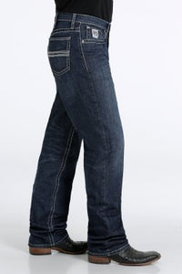 Men's Cinch Relaxed Fit White Label Performance Jeans- Dark Stonewash