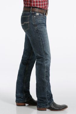 Men's Cinch Slim Fit Ian Jeans- Dark Stonewash