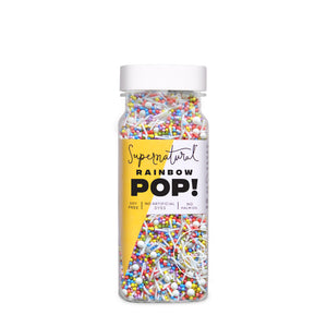 Dye-Free Rainbow Pop! Nonpareil Sprinkles