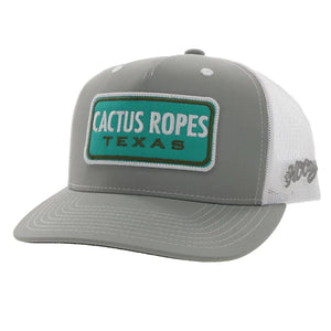 Hooey Cactus Ropes Grey & Turquoise Hat OSFA