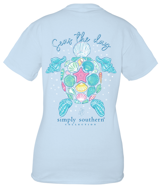 Simply Southern Seas Tee- Ice