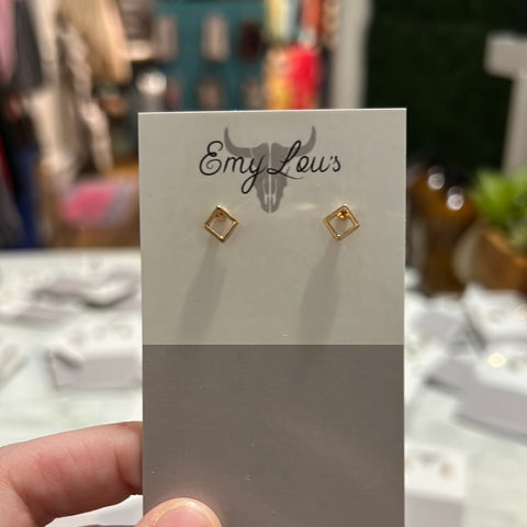 Simply Southern Hollow Square Studs