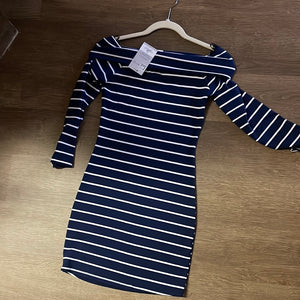 Blue Striped Sailor Dress