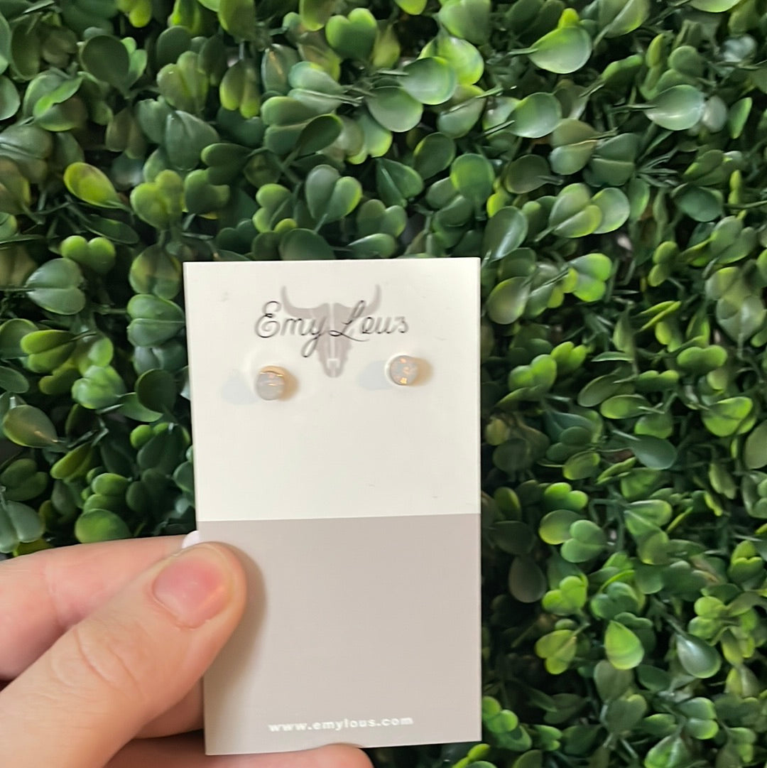 Simply Southern Cloudy Gold Studs