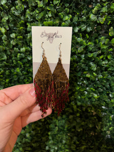 Simply Southern Red Beaded Dangles