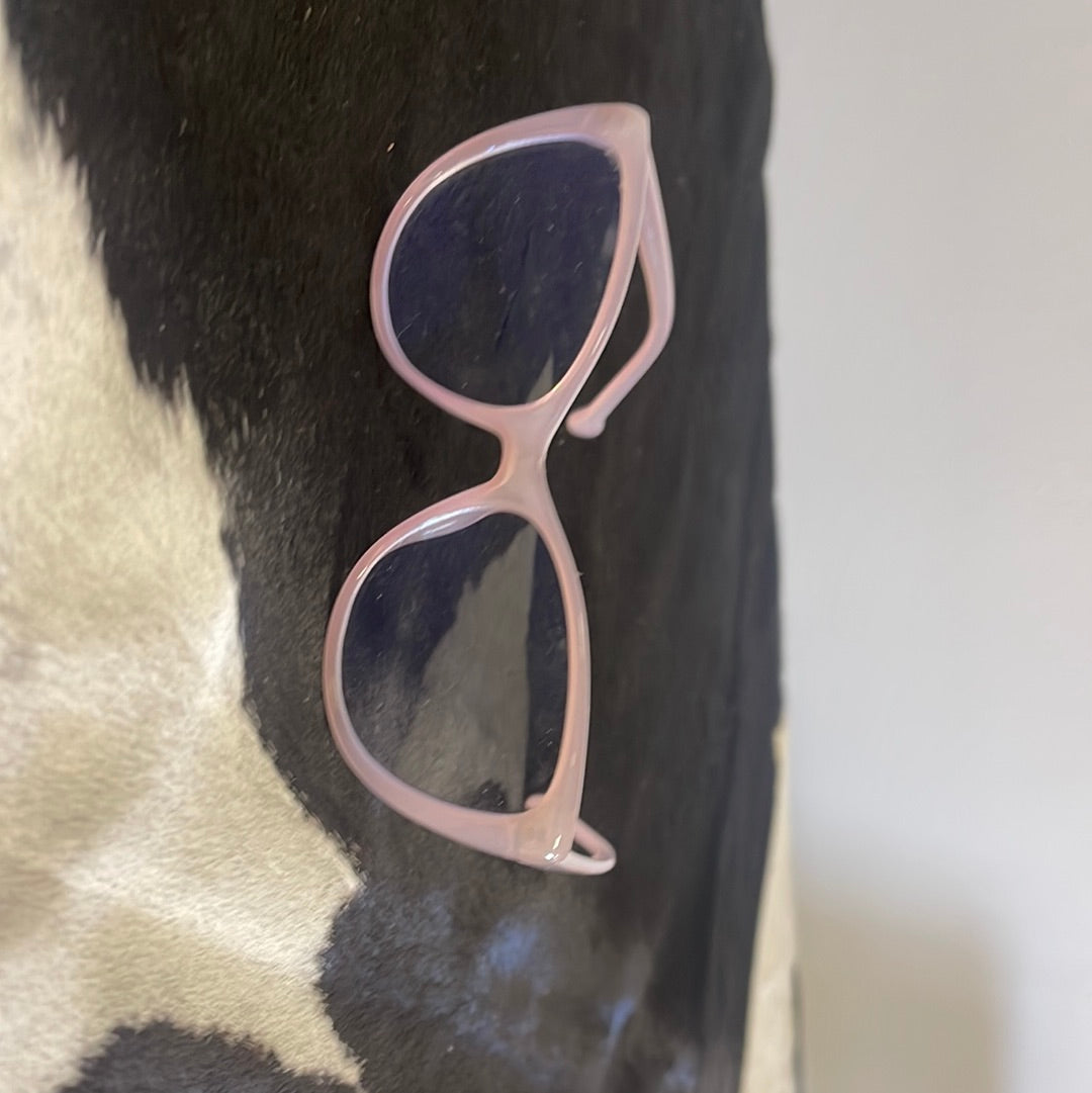 Blue Light Pink Cat Eye Sunglasses