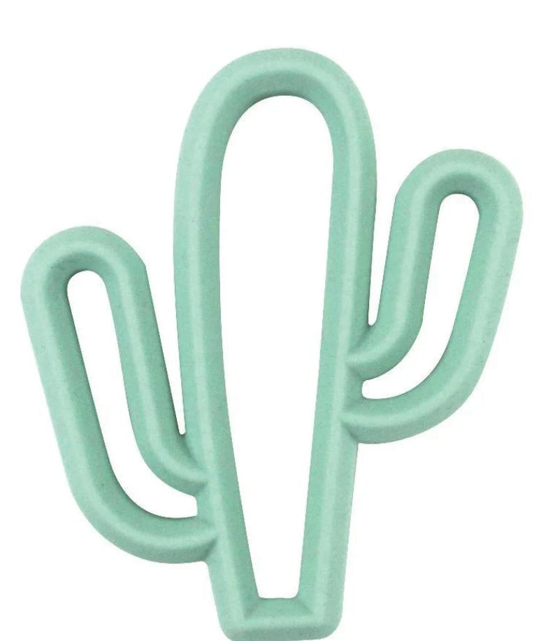 Chew Crew Silicone Baby Teethers by Itzy Ritzy- Cactus