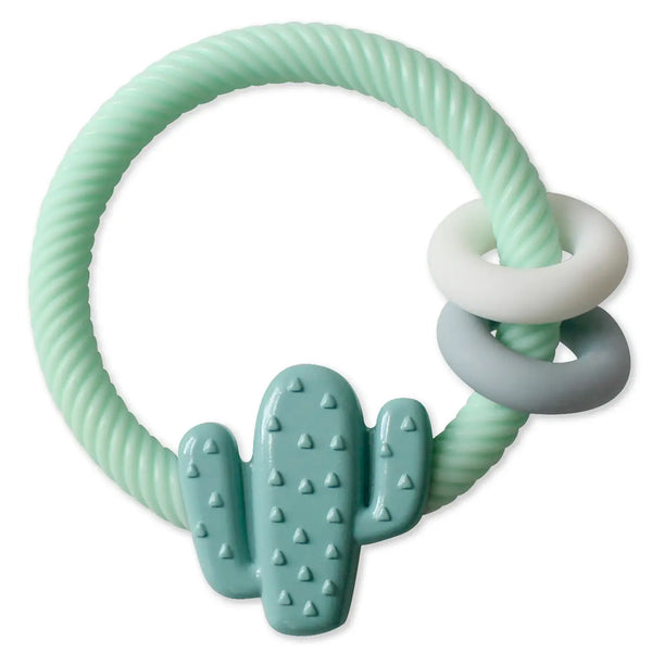Ritzy Rattle™ Silicone Teether Rattles- Cactus