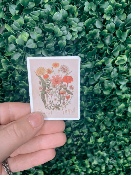 Cottagecore Flower Sticker