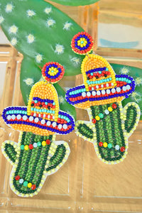 Cactus Seed Earrings