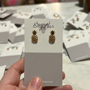 Simply Southern Pineapple Studs