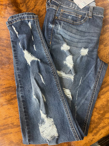 Sneakpeek Extra Distressed Skinny Jeans