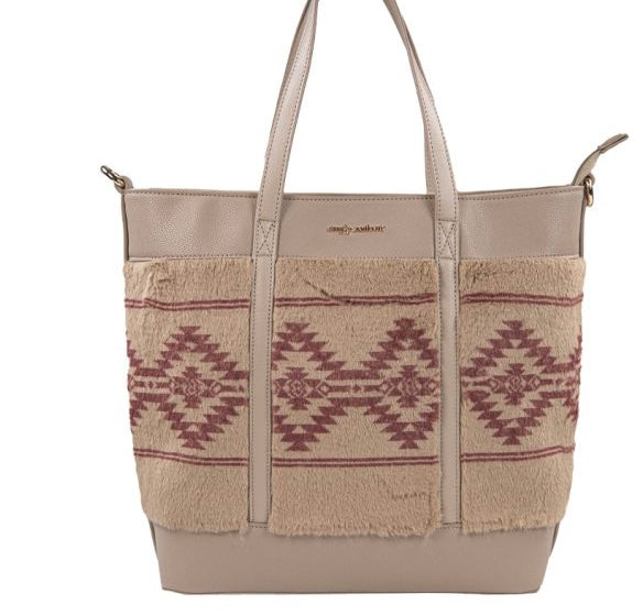 Simply Southern Aztec Sherpa Tote