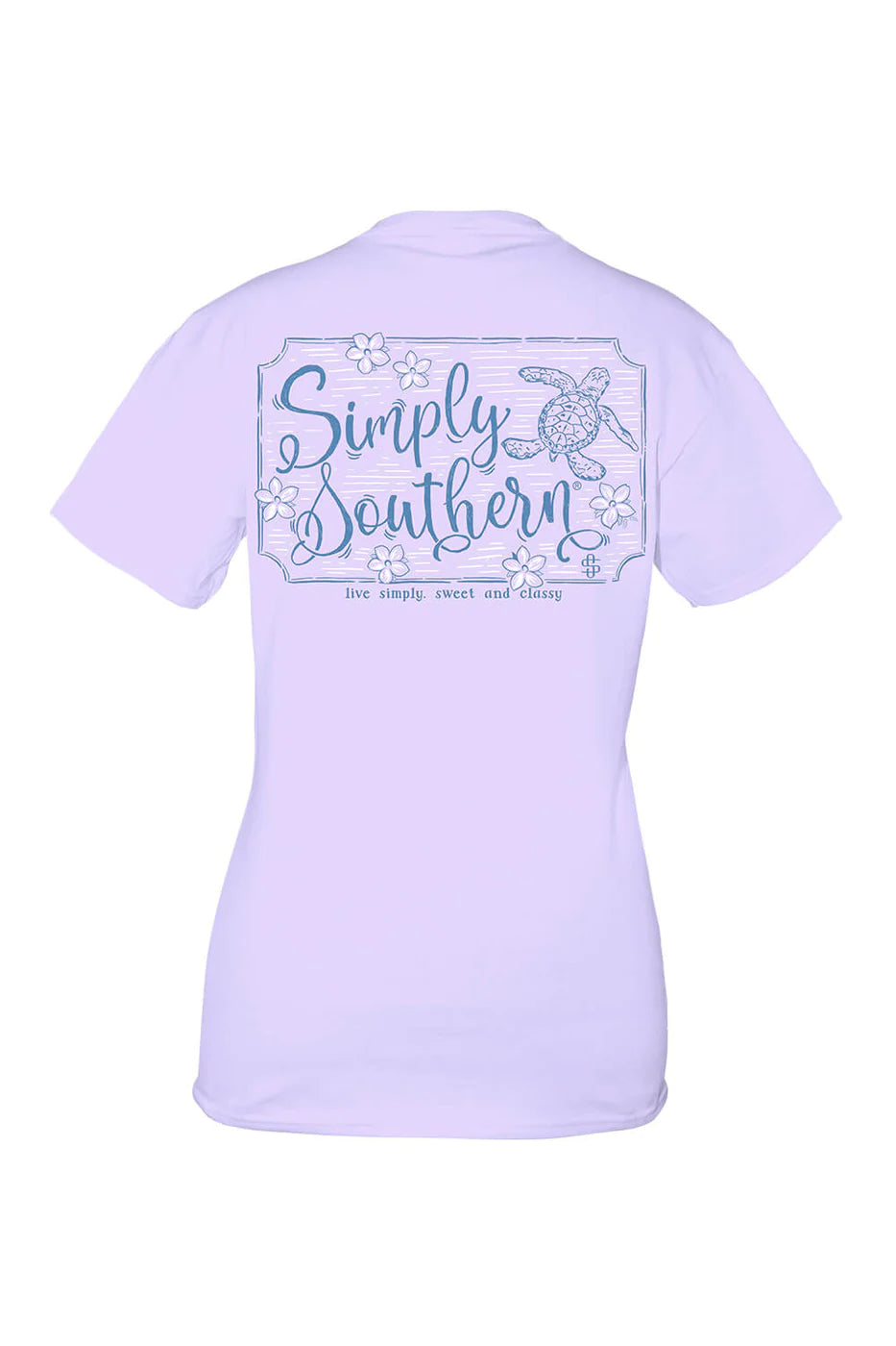 Simply Southern Turtle Logo Aster Tee