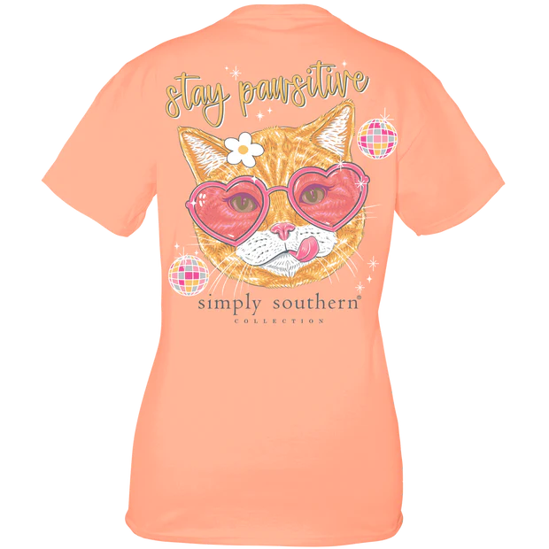 Simply Southern Cat Sherbet Tee
