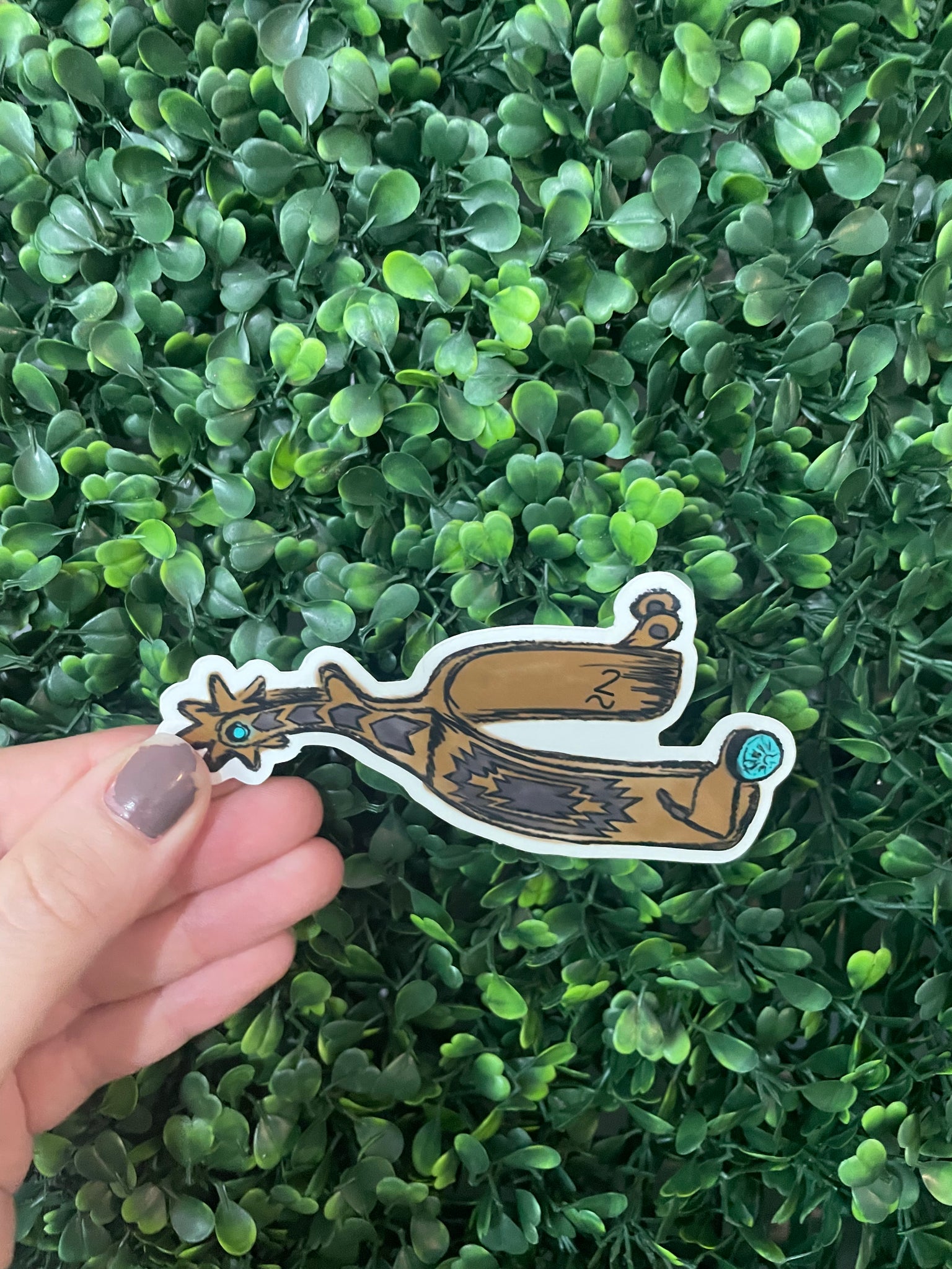 Spur Me Sticker