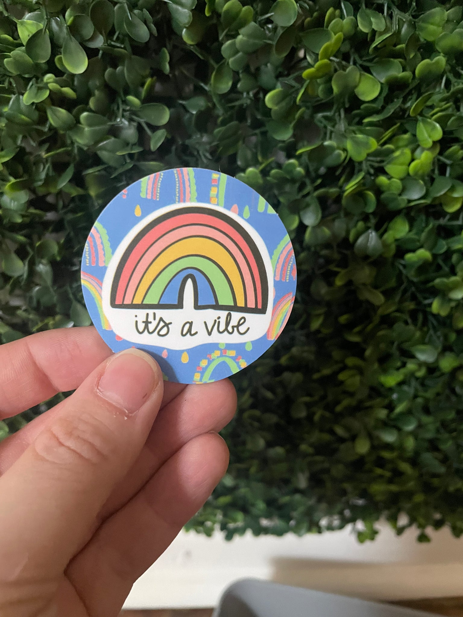 Trendy It's a Vibe Sticker