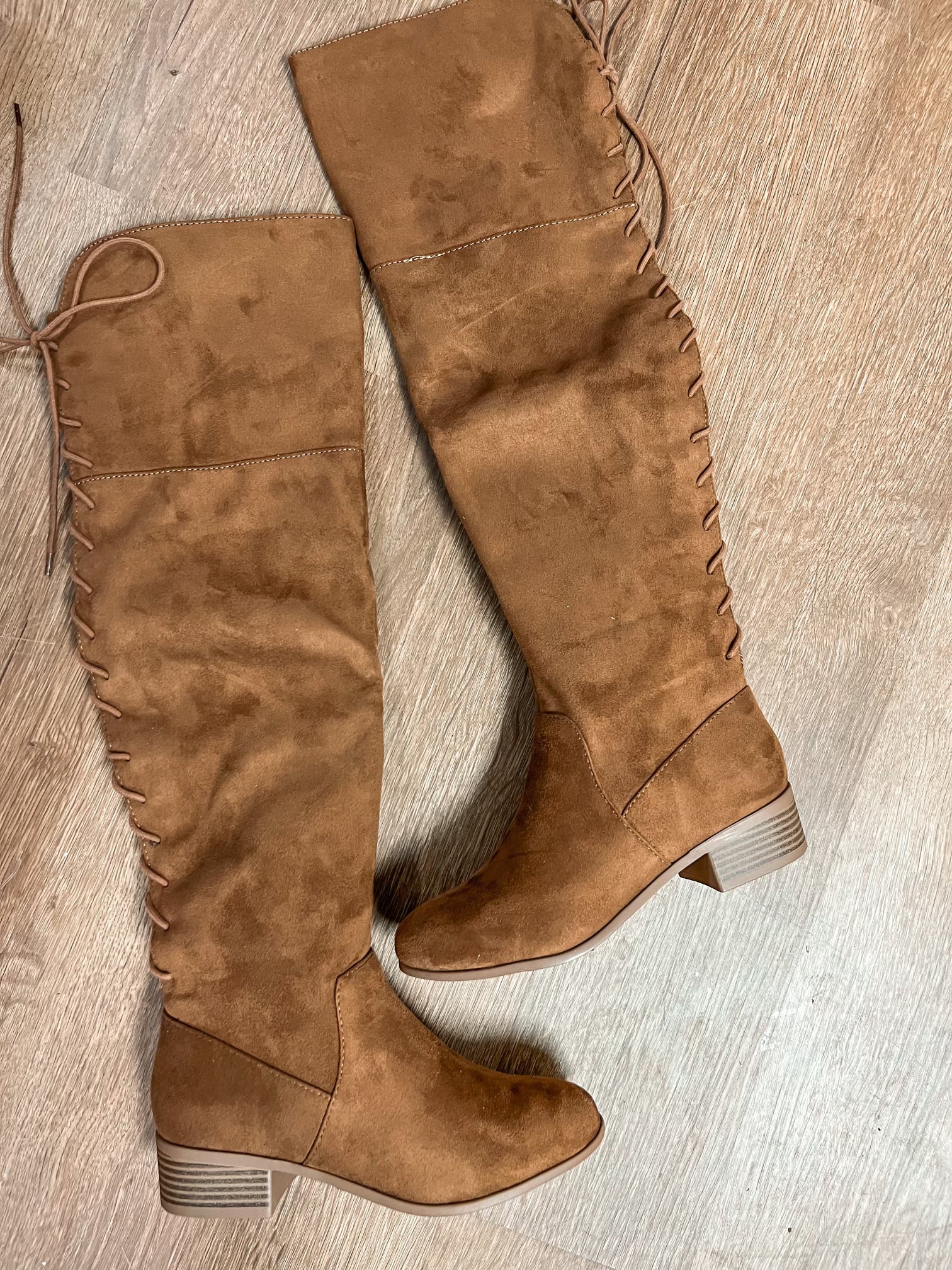Afton Over the Knee Boot- Brown