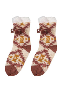 Simply Southern Camper Sock - Aztec Red