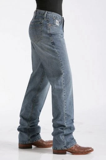 Men's Cinch White Label Medium Stone Jeans